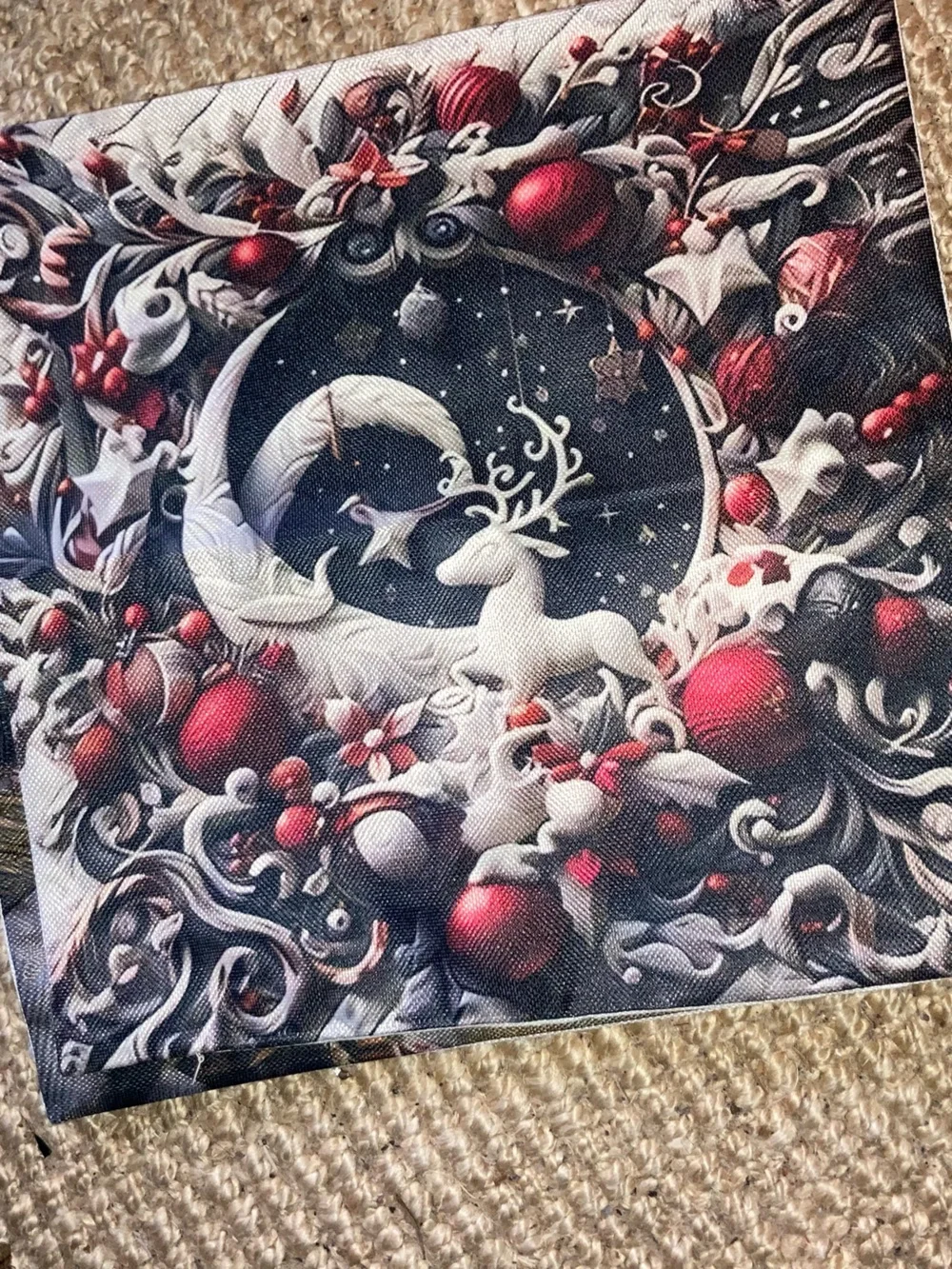 Holiday Christmas Decorative Pillows Covers - Set of 4 pillows- NEW